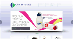 Desktop Screenshot of cpbbrindes.com.br