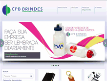 Tablet Screenshot of cpbbrindes.com.br